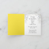 Carte De Remerciements Anniversaire Beach Party (Intérieur)