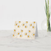 CARTE DE REMERCIEMENTS ANNIVERSAIRE BÉBÉ BBQ ÉPATANT (Dos)