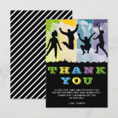 Carte De Remerciements Anniversaire Coloré d'Enfants (Devant / Derrière)