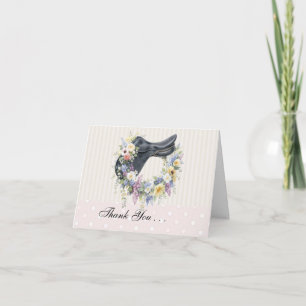 Carte De Remerciements Anniversaire de Cheval