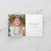 Carte De Remerciements Anniversaire de enfant de crème glacée Sundae (Intérieur)