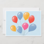 Carte De Remerciements Anniversaire de enfant mignon Ours Teddy (Dos)