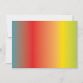 Carte De Remerciements Anniversaire de enfant Rainbow Trampoline Park (Dos)