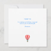 Carte De Remerciements Anniversaire de Koala Fusée (Dos)
