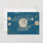 Carte De Remerciements Anniversaire de l'espace hors de ce monde (Dos)