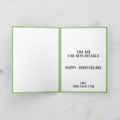 Carte De Remerciements Anniversaire de marionnette de maïs de maïs drôle (Intérieur)