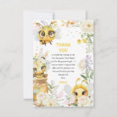 Carte De Remerciements Anniversaire de Sweet to Bee' (Devant)