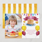 Carte De Remerciements Anniversaire du crêpe et du pyjama (Devant / Derrière)