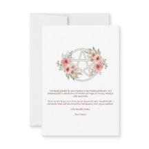 Anniversaire du pentacle floral au calme