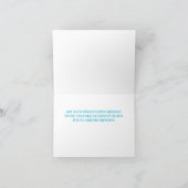 Carte De Remerciements Anniversaire du Rainbow Bounce House (Intérieur)