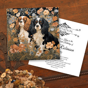 Carte De Remerciements Anniversaire du roi Charles Spaniel