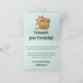 Carte De Remerciements Anniversaire enfant Bateau Pirate  (Intérieur)