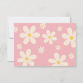 Carte De Remerciements Anniversaire enfant fleur de marguerite rétro (Dos)