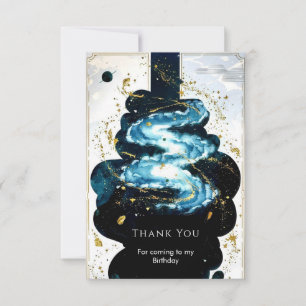 Carte De Remerciements Anniversaire Fun Comet Space