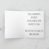 Carte De Remerciements Anniversaire irréfutable (Intérieur)