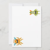 Carte De Remerciements Anniversaire Petit Monstre (Dos)