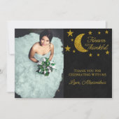 Carte De Remerciements Anniversaire Sous Les Étoiles (Devant)