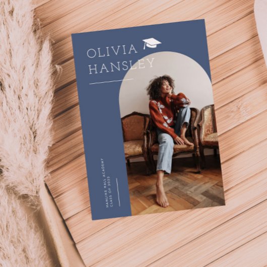 Carte De Remerciements Annonce de remise de diplôme Nom du diplômé Arche