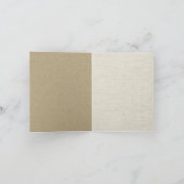 Carte De Remerciements Antique Mariage (Intérieur)