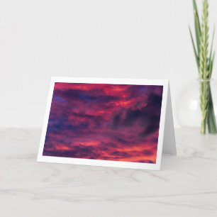 Carte De Remerciements août rouge