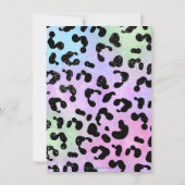 Carte De Remerciements Appeler tous les animaux de fête Jungle Safari Ann (Dos)