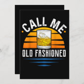 Carte De Remerciements Appelez-moi Bourbon vieux whisky amusant (Devant / Derrière)