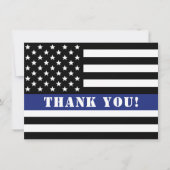 Carte De Remerciements Appréciation de l'agent de police sur mesure (Devant)