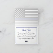 Carte De Remerciements Appréciation de l'agent de police sur mesure (Intérieur)