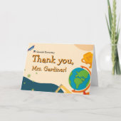 Carte De Remerciements Appréciation de l'école d'enseignant (Devant)