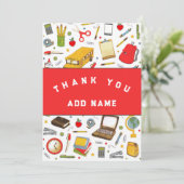 Carte De Remerciements Appréciation de l'enseignant (Debout devant)