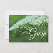 Carte De Remerciements Appréciation de l'enseignant de fleurs blanches pl (Devant)