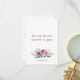 Carte De Remerciements Appréciation de l'histoire des enseignants en aqua