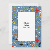 Carte De Remerciements Appréciation des infirmières (Dos)