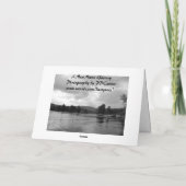 Carte De Remerciements Appréciation du clergé du lever du soleil (Dos)