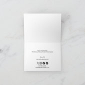 Carte De Remerciements Appréciation du client Entreprise personnalisable (Intérieur)