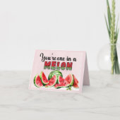 Carte De Remerciements Appréciation d'un enseignant de Melon (Devant)