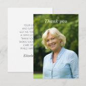 Carte De Remerciements Appréciation pour les médecins Infirmières| Photo  (Devant / Derrière)