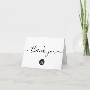 Carte De Remerciements Appréciation simple et minimaliste de la clientèle