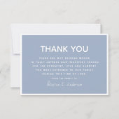 Carte De Remerciements Appréciation simple et moderne (Devant)