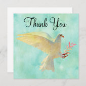 Carte De Remerciements Aquarelle (Devant / Derrière)