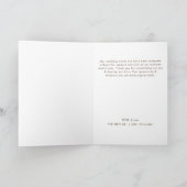 Carte De Remerciements Aquarelle Aqua Blue sur le Mariage de mer (Intérieur)