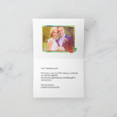 Carte De Remerciements Aquarelle Bells/Noël/Merci pour votre mariage (Intérieur)