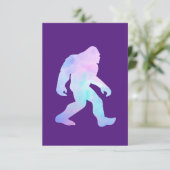 Carte De Remerciements Aquarelle Bigfoot (Debout devant)
