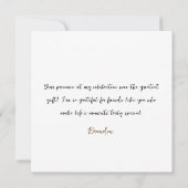 Carte De Remerciements Aquarelle Blanc Rustique Bois Camping Anniversaire (Dos)