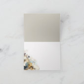 Carte De Remerciements Aquarelle Boho Calla Lily Floral (Intérieur)