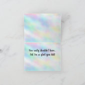 Carte De Remerciements Aquarelle Chevy 1956 (Intérieur)