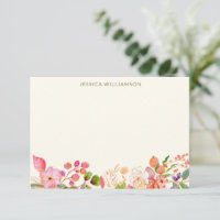 Aquarelle colorée Floral Baby shower personnalisé