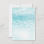 Carte De Remerciements Aquarelle de sirène africaine Anniversaire | BABY (Dos)