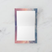 Carte De Remerciements Aquarelle Dreamy Sunset Cloud 9 (Intérieur)