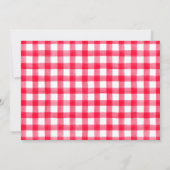 Carte De Remerciements Aquarelle Fille Animaux de ferme (Dos)